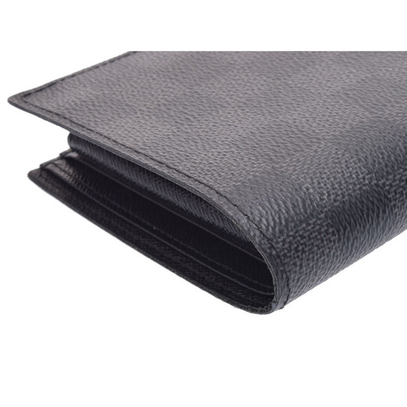 Louis Vuitton Graphite Black Portefeuille Wallet Marco Bifold - Picture 4 of 12